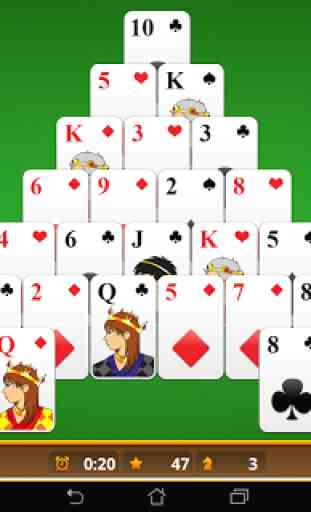 Classic Pyramid Solitaire Free 3