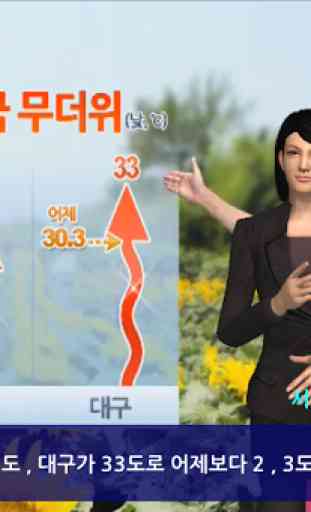 KBS weather forecast with sign 1