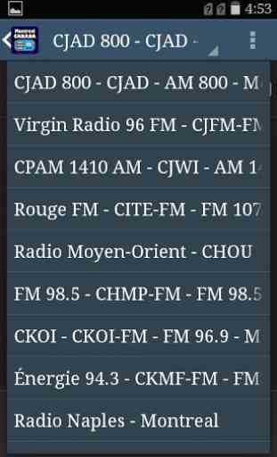 Montreal Canada FM Radio 2
