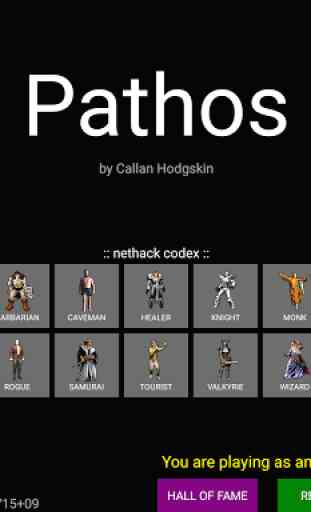 Pathos: Nethack Codex 1
