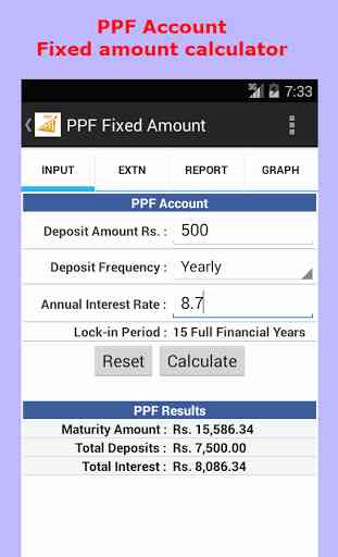 PPF Calculator - India Pro 2
