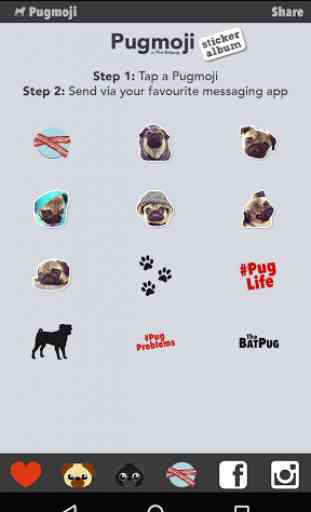 Pugmoji Sticker Album Lite 3