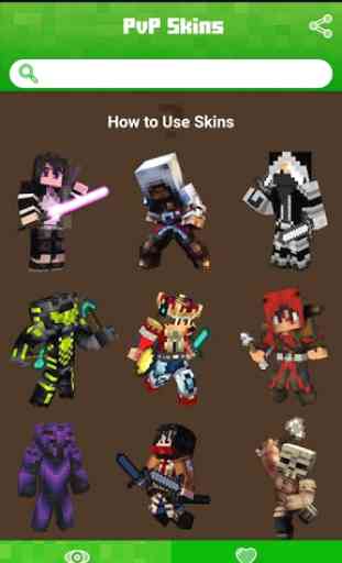 PVP Skin Pack for MCPE 3
