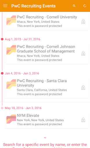 PwC Recruiting Events 1