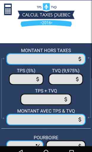 Quebec Sales Tax Calculator 1