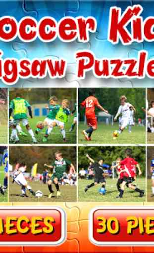 Soccer Kids Jigsaw Puzzle Game 1