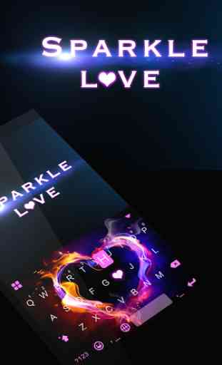Sparkle Love Emoji iKeyboard 1