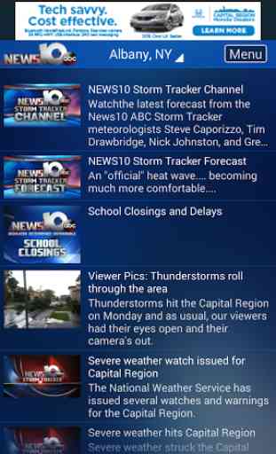 Storm Tracker - NEWS10 Weather 4