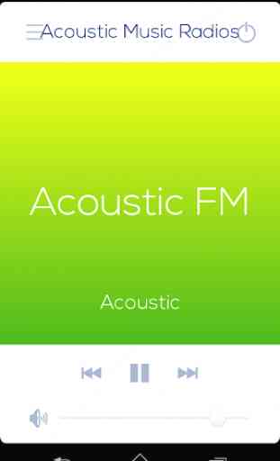 Acoustic music Radios 3