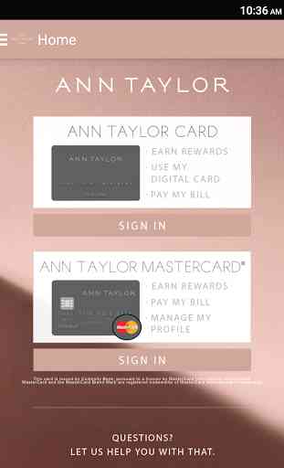 Ann Taylor Card 2