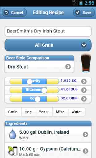BeerSmith 2 Mobile Homebrewing 3