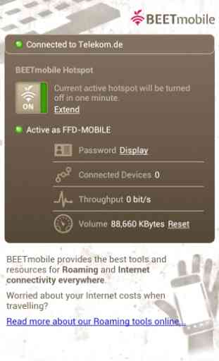 BEETmobile Wifi Hotspot App 1