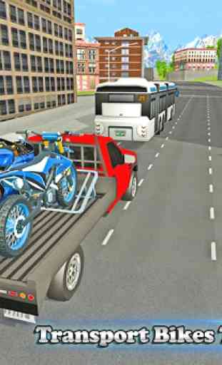 Bike Transport Truck Driver 4