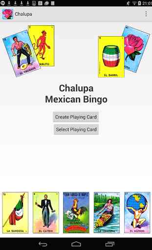Chalupa Mexican Loteria 1