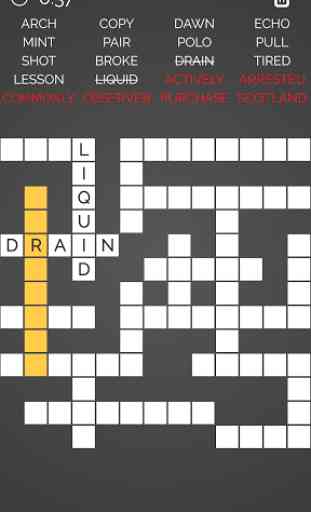 Crossword : Fill-it-in 4