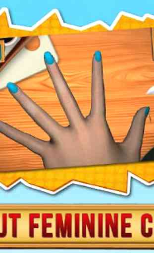 Fingers Vs Knife 3D 3