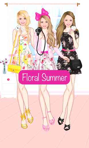 Floral Summer dress up game 3