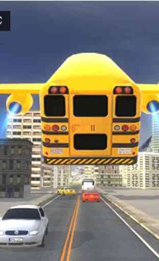 Flying School Bus Simulator 3D 3