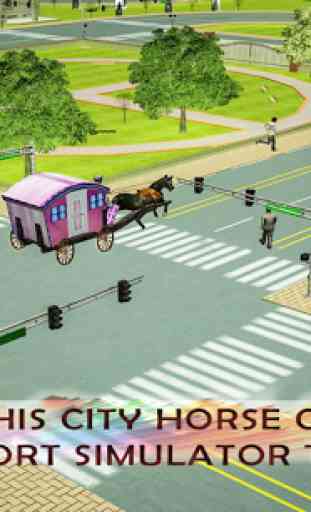Horse Carriage Transport Drive 2