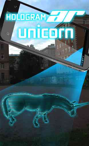 Horse Unicorn AR Hologram 2