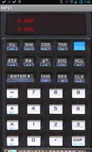 HP21 scientific RPN calculator 1