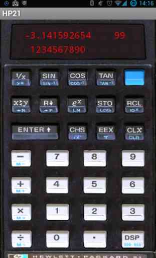 HP21 scientific RPN calculator 2