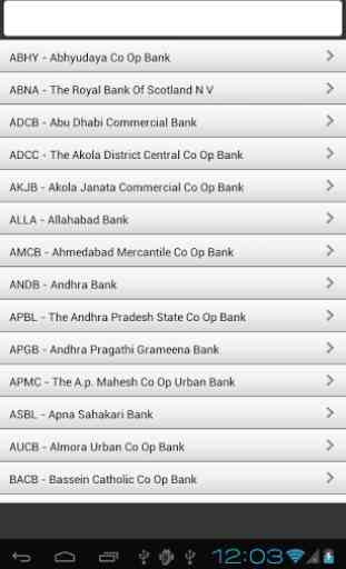 India Banks IFSC 2