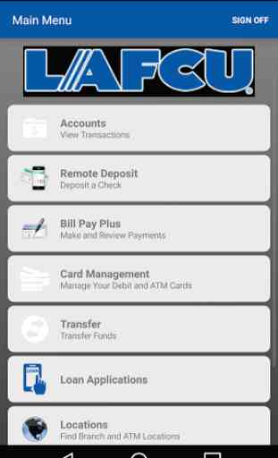 LAFCU Mobile Banking 1