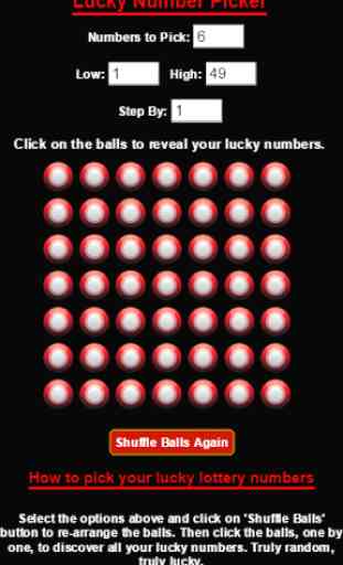 Lottery Number Generator 2