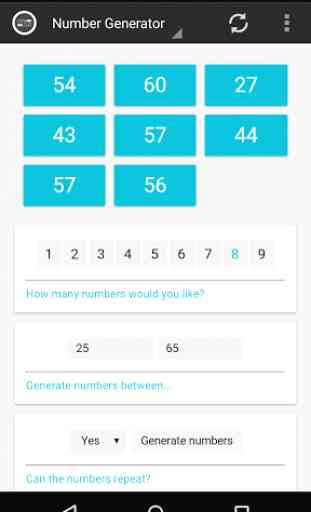 Lottery Numbers Generator 3