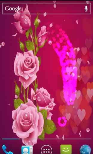 Love Rose Live Wallpaper 4