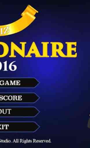 Millionaire Quiz Game 2016 1