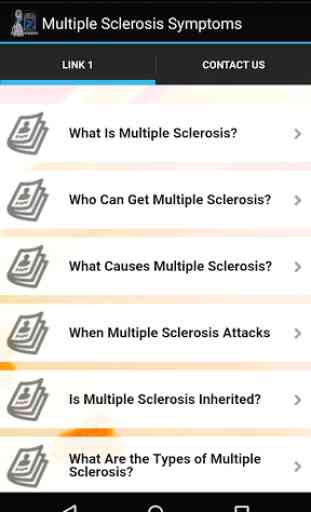 Multiple Sclerosis Symptoms 1