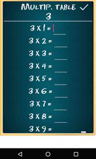 Multiplication Table FREE 4
