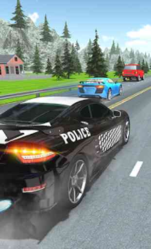 Racing In Police Car 1