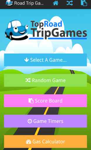 Road Trip Travel Games 1