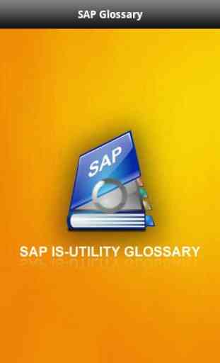 SAP Glossary 1
