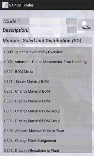 SAP SD Tcode with Screenshots 2
