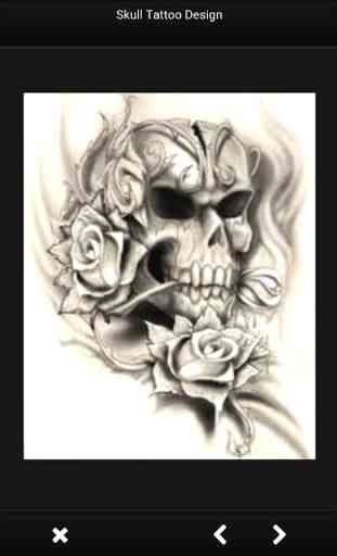 Skull Tattoo Design 2