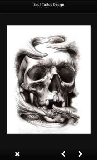 Skull Tattoo Design 4