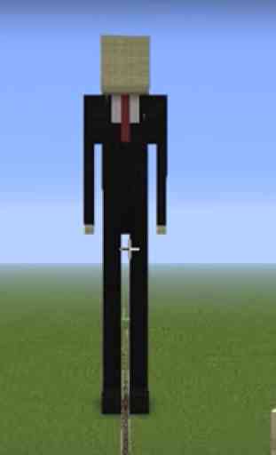 Slender Man Minecraft PE Mod 1