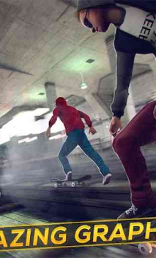 Subway Skateboard Ride Tricks 2
