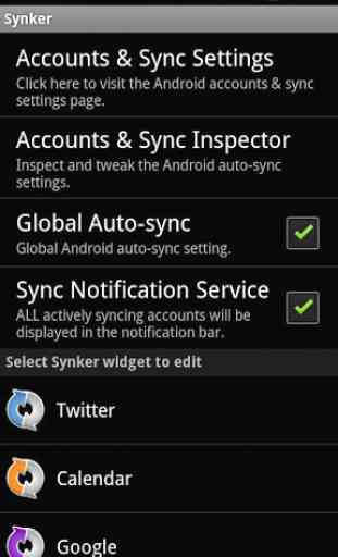 Synker - The Sync Widget 2