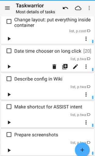 Taskwarrior for Android 1