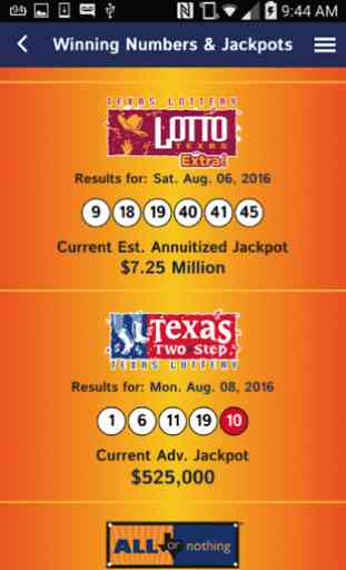Texas Lottery Official App 3