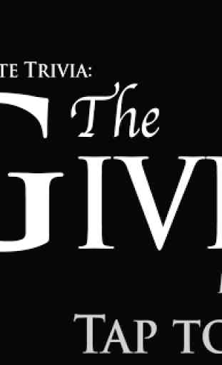 Ultimate The Giver Trivia 1