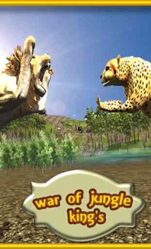 War of Jungle King : Lion Sim 3