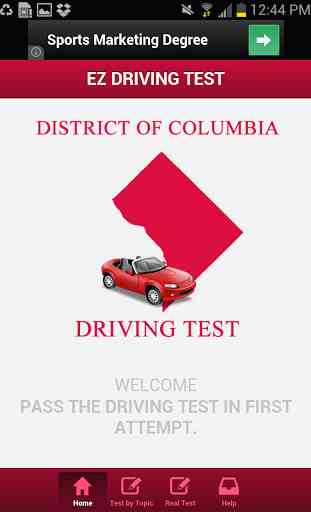 Washington DC Driving Test 1
