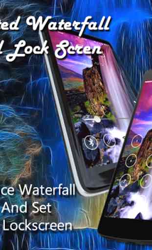 Waterfall Keypad lock Screen 1
