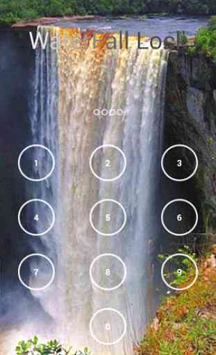 Waterfall Keypad lock Screen 2